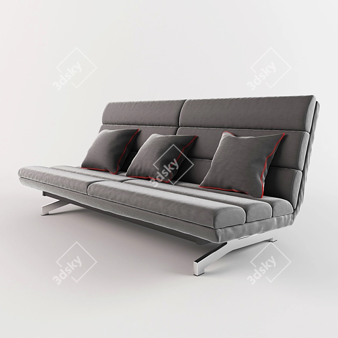 Stream Sofa Bed: Modern Comfort at its Best! 3D model image 1