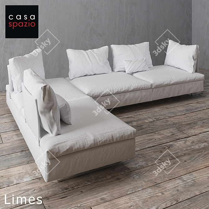 Convertible Flex Sofa 3D model image 1