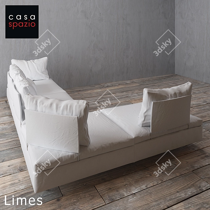 Convertible Flex Sofa 3D model image 2