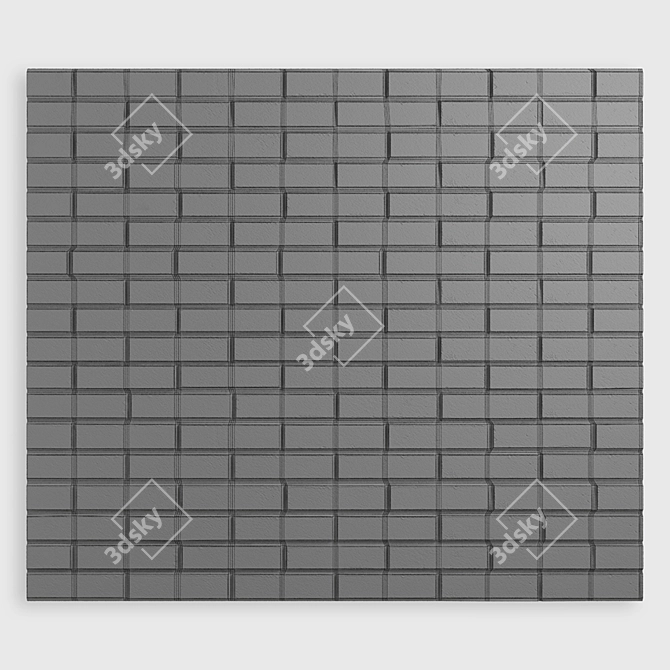 Vibrant Brick Texture for 3D Visualizations 3D model image 3