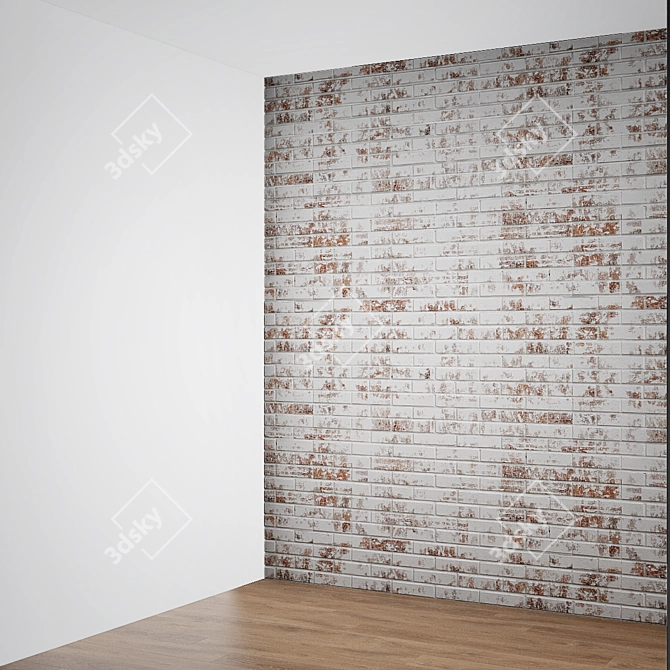 Vibrant Brick Texture for 3D Visualizations 3D model image 5