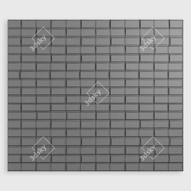 Vibrant Brick Texture for 3D Visualizations 3D model image 7