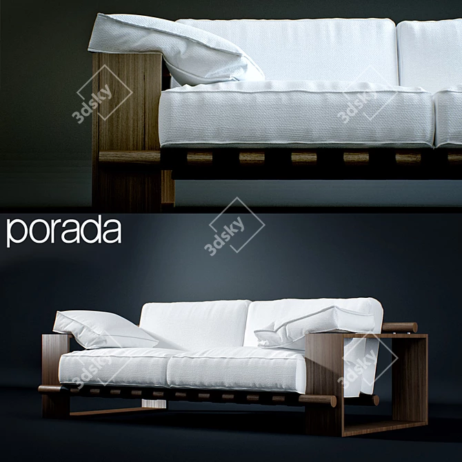 Panama Outdoor/Indoor Sofa 3D model image 1