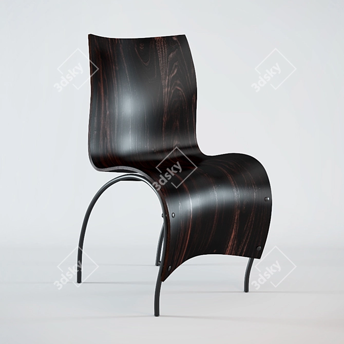 Moroso One Skin Chair: Modern Italian Design 3D model image 1