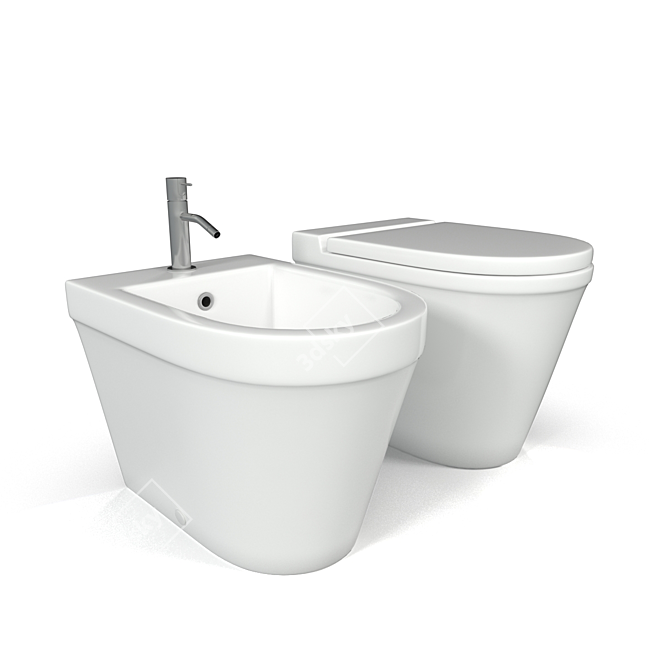 Catalano ZERO Pius 54 Floor Toilet 3D model image 1