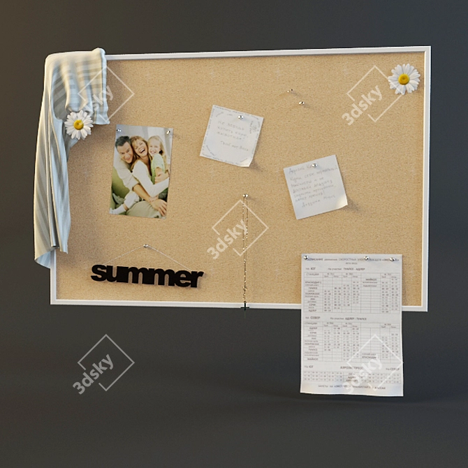 Vaggis Ikea - Functional 580x390mm Board 3D model image 1