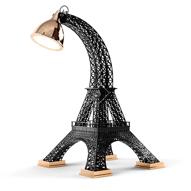 Eiffel Tower Desk Lamp 3D model image 1