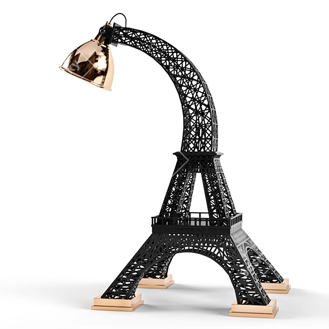 Eiffel Tower Desk Lamp 3D model image 2