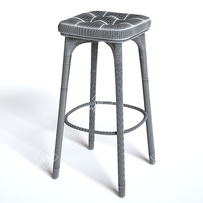 Versatile Utility Stool: Stellar Works 3D model image 3