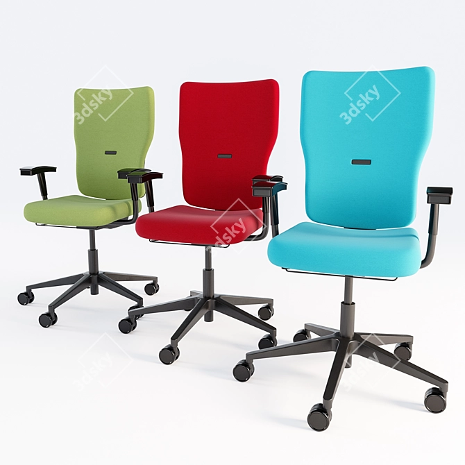 ErgoFlex: Ultimate Office Comfort 3D model image 2
