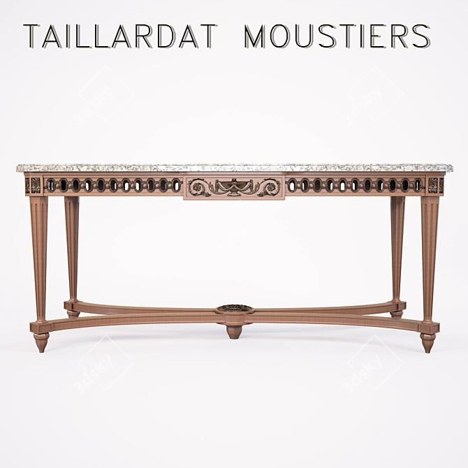 Classic Taillardat Moustiers Console - Timeless Elegance 3D model image 1