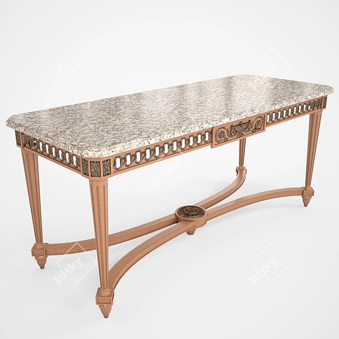 Classic Taillardat Moustiers Console - Timeless Elegance 3D model image 2