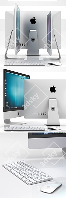 Sleek iMac Design | High Compatibility 3D model image 2