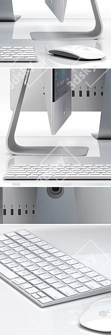 Sleek iMac Design | High Compatibility 3D model image 3