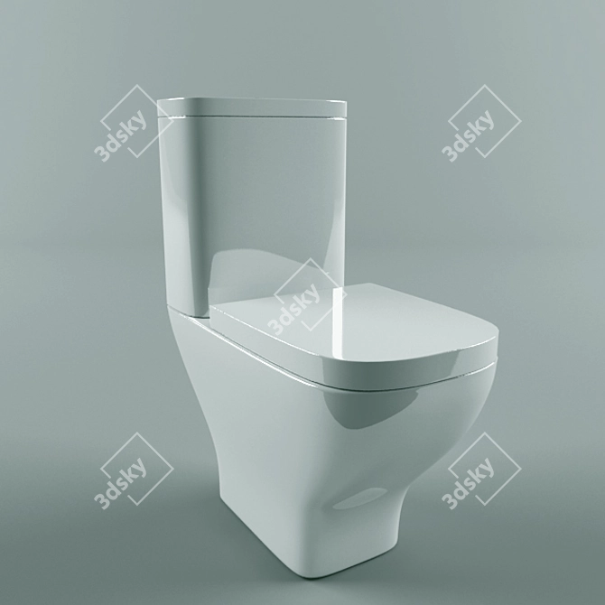 ROCA GAP Toilet 3D model image 1