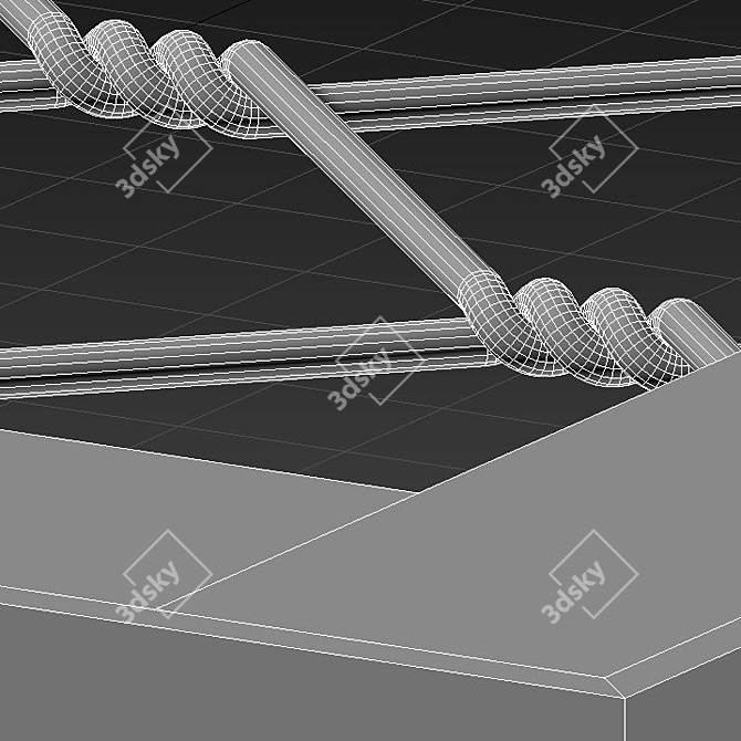 Mesh Coffee Table by Zaremba 3D model image 3