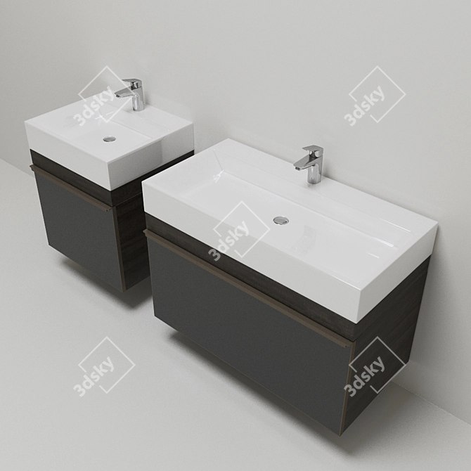 Stylish KERAMAG Citterio Stand 3D model image 3