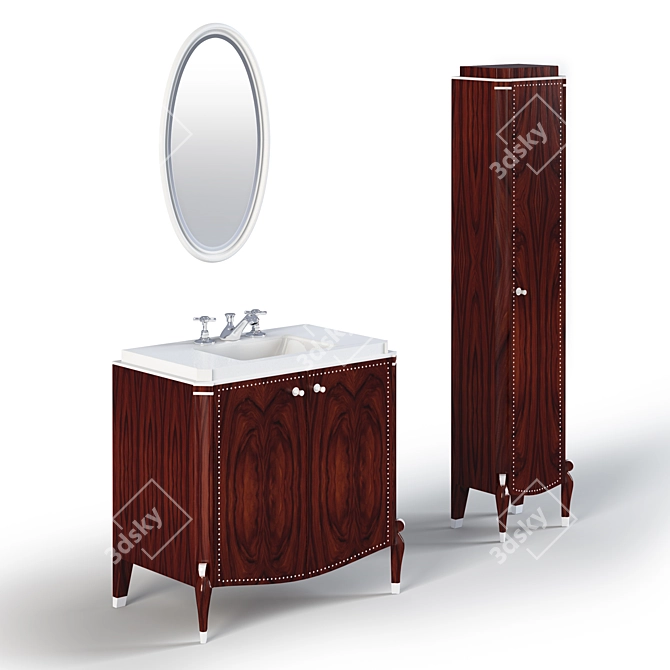 Ruhlmann Mirror Nightstand Wardrobe - MIRO MOBILI 3D model image 2