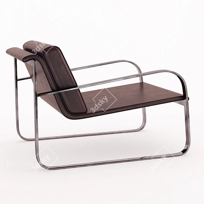 Luxury Bugatti Digitale P2010 Armchair 3D model image 2