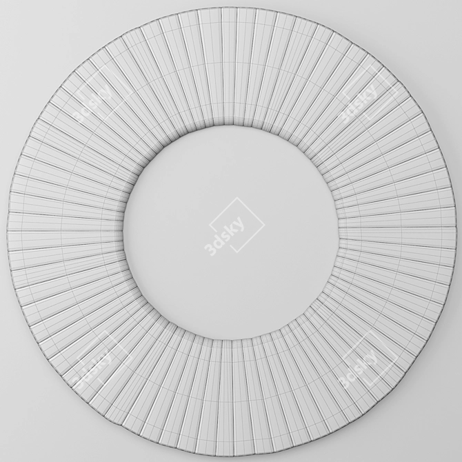 Elegant Reflection: Pier1 Mirror 3D model image 3