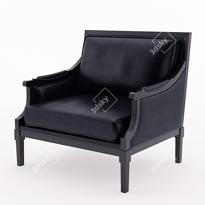 Modern Scarlett Chair 90cm 3D model image 1