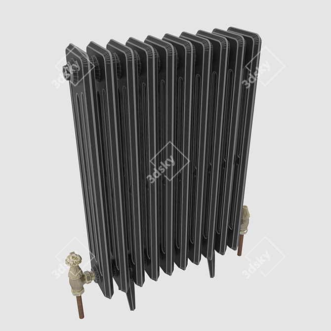 MHS Classico Radiator: Sleek and Efficient 3D model image 1