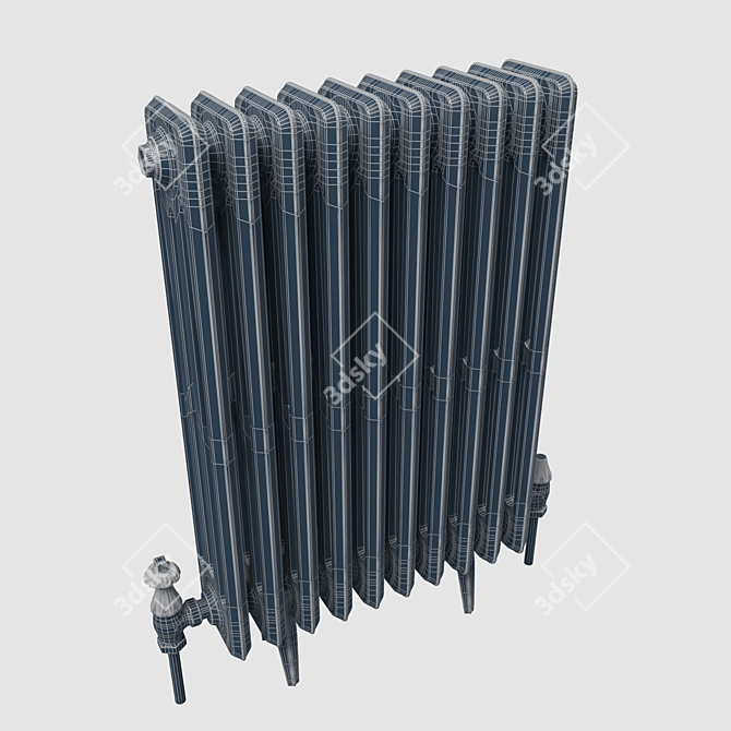 MHS Classico Radiator: Sleek and Efficient 3D model image 3