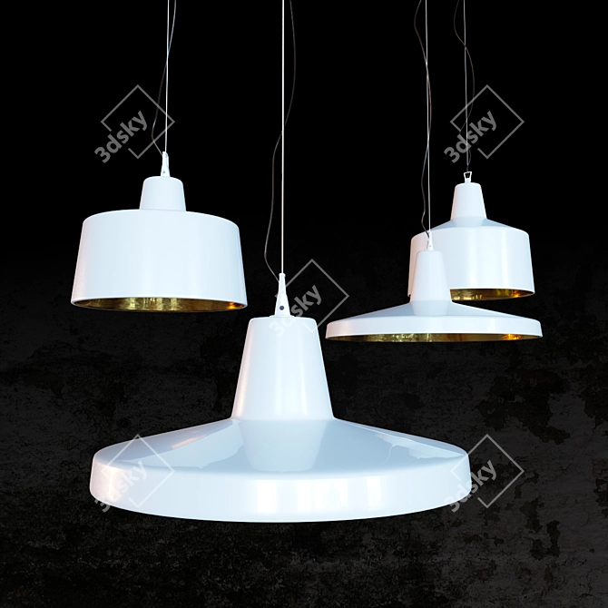 Karman Italia "Gangster" Suspension Lamps 3D model image 1