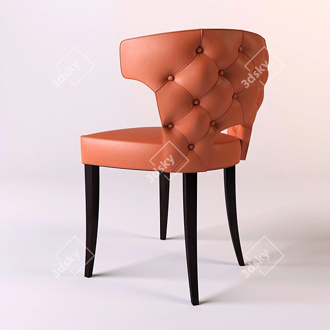 Modern Chic: BRABBU KANSAS Dining Chair 3D model image 2