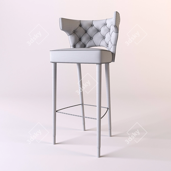 Modern Elegance: BRABBU Kansas Bar Chair 3D model image 3