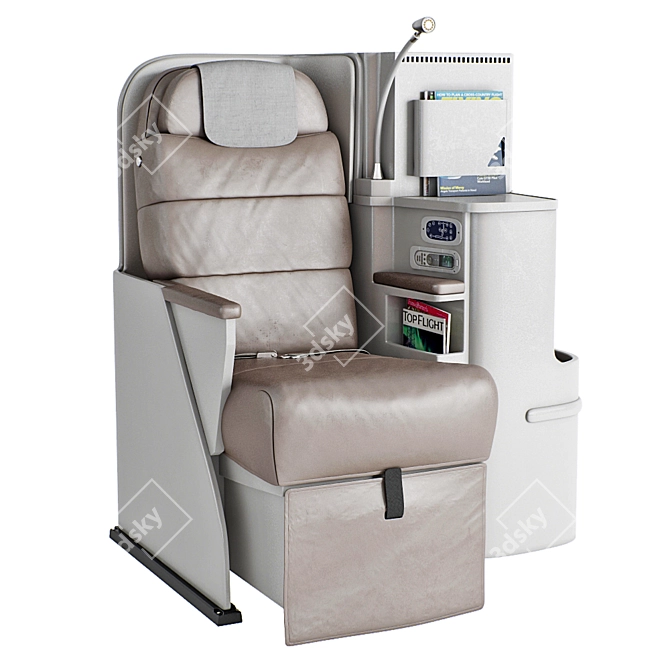 Luxury VIP Aircraft Seat 3D model image 1