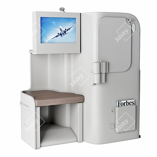 Luxury VIP Aircraft Seat 3D model image 2
