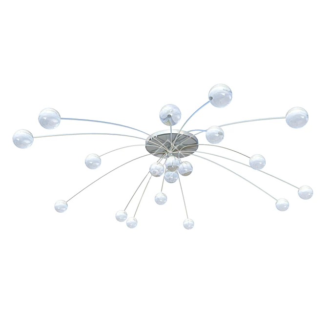 Elegant Crystal Chandelier - China 3D model image 2