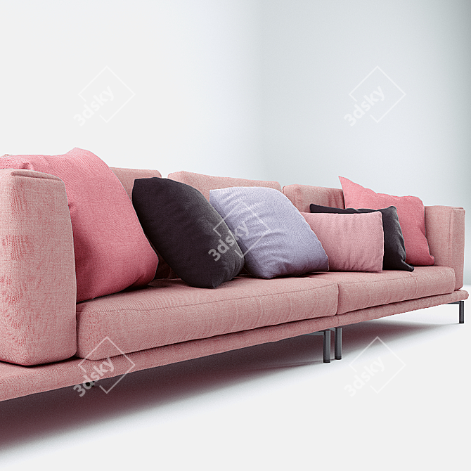 Modern Italian Sofa - Bonaldo Marc-U 3D model image 2