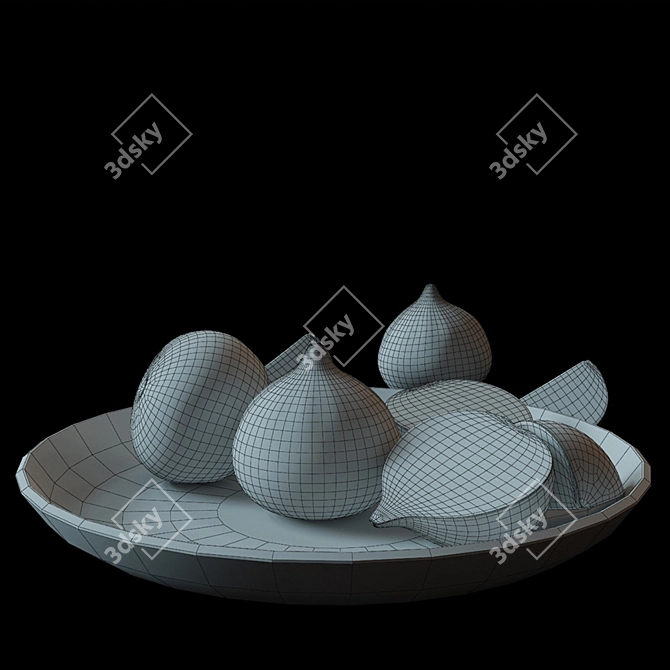 Delicious Figs for Lifelike 3D Renders 3D model image 7