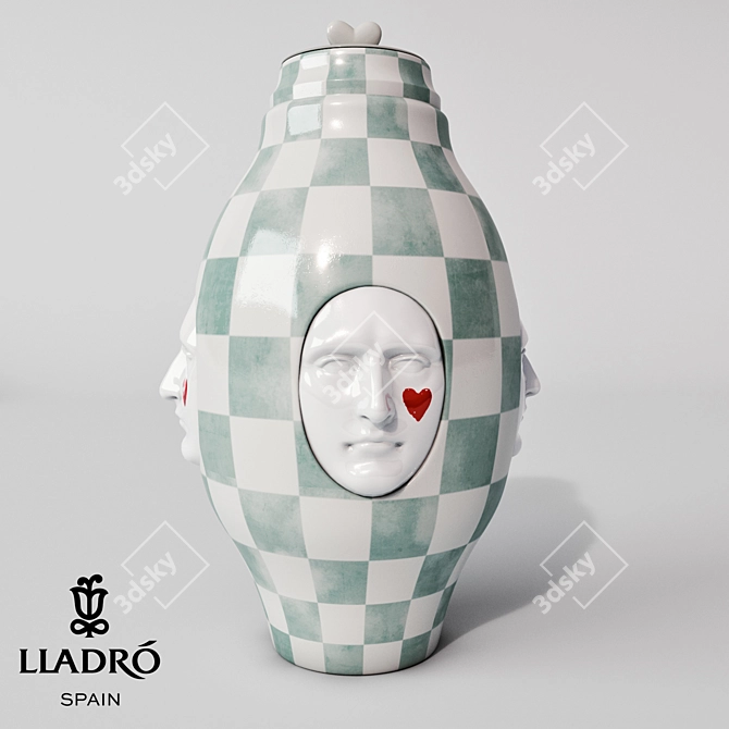 Llardo Conversation Vase 3D model image 1