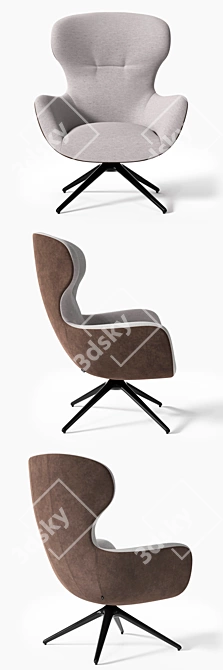 Poliform Mad Joker | Stylish and Comfortable Chair 3D model image 2