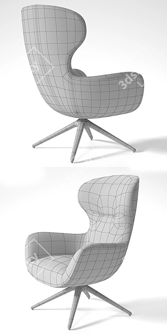 Poliform Mad Joker | Stylish and Comfortable Chair 3D model image 3