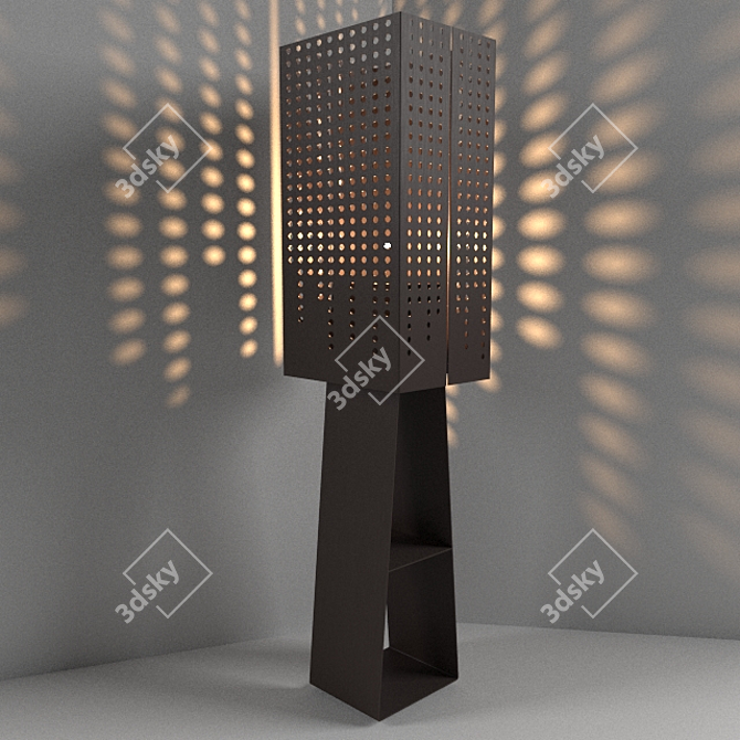 Elegant Cantori Floor Lamp 3D model image 1