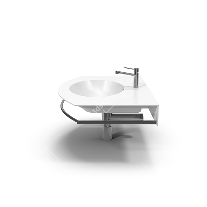 Catalano Velis 102: Versatile Sink, Multiple Installations 3D model image 3