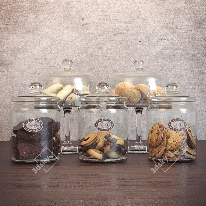 Delicious Cookie Jars for Stunning Interiors 3D model image 3