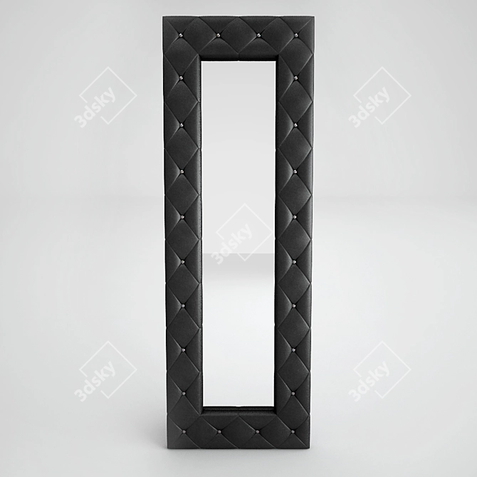 Sleek Ares Mirror: Elegant Reflection 3D model image 1