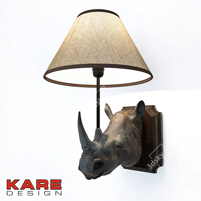 Rhino Bra: Max 2015/Vray, Max 2012/Vray, .obj, +Texture 3D model image 1