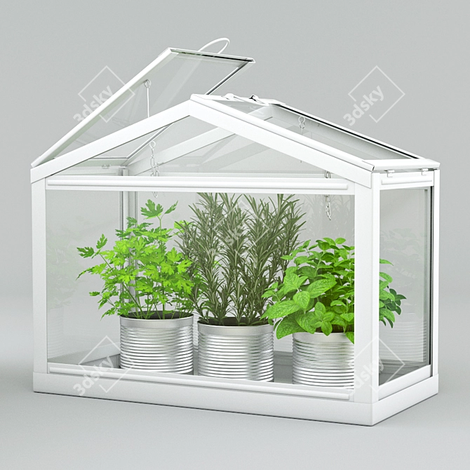 Sustainable Greenhouse: IKEA Sokker 3D model image 1
