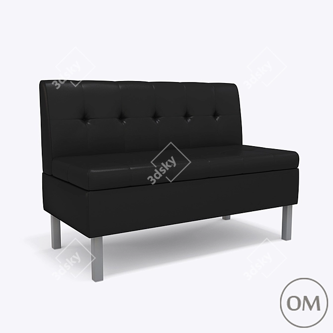 Modular Corner Kitchen Sofa: Sam 3D model image 3