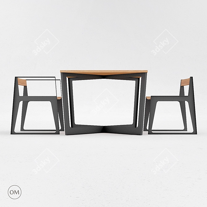 ODESD2 Modern Furniture Collection 3D model image 2