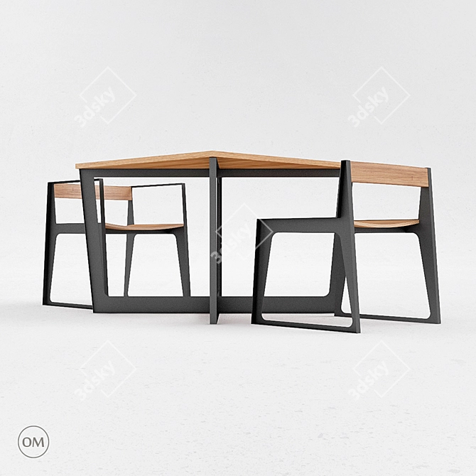 ODESD2 Modern Furniture Collection 3D model image 3
