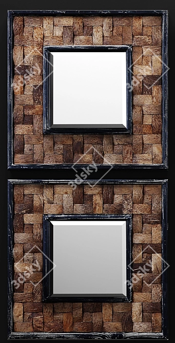 Reflective Elegance: Uttermost Mirrors 3D model image 2
