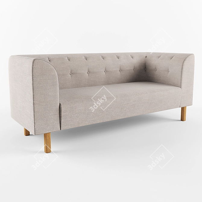 Turbo Sofa: Modern and Stylish 3D model image 2