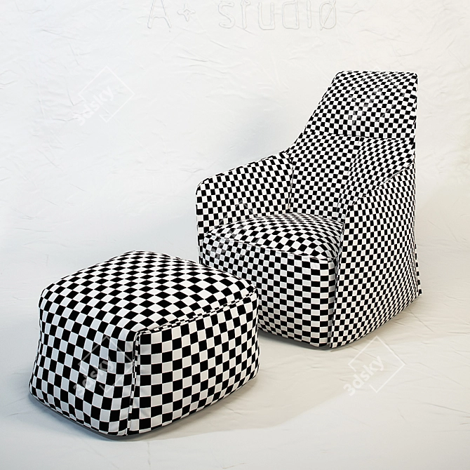 Cozy Elegance: POLIFORM Santa Monica 3D model image 2